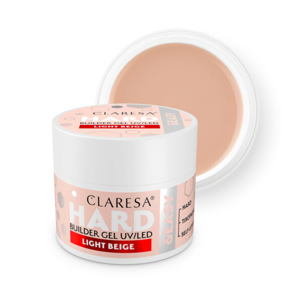 Claresa Gel Constructeur Dur&Facile Beige Clair 12 G 1