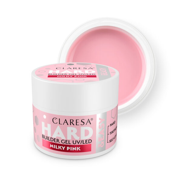 Claresa Hard&Easy Builder Gel Melkroze 12 G 1