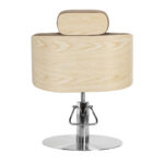 Gabbiano Wratislavia Kappersstoel Beige Met Chromen Onderstel 3