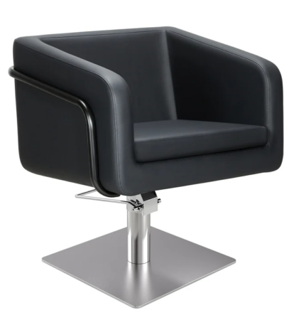 mirplay kappersstoel eagan vierkant rvs