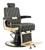 chaise de barbier mudi équipage or