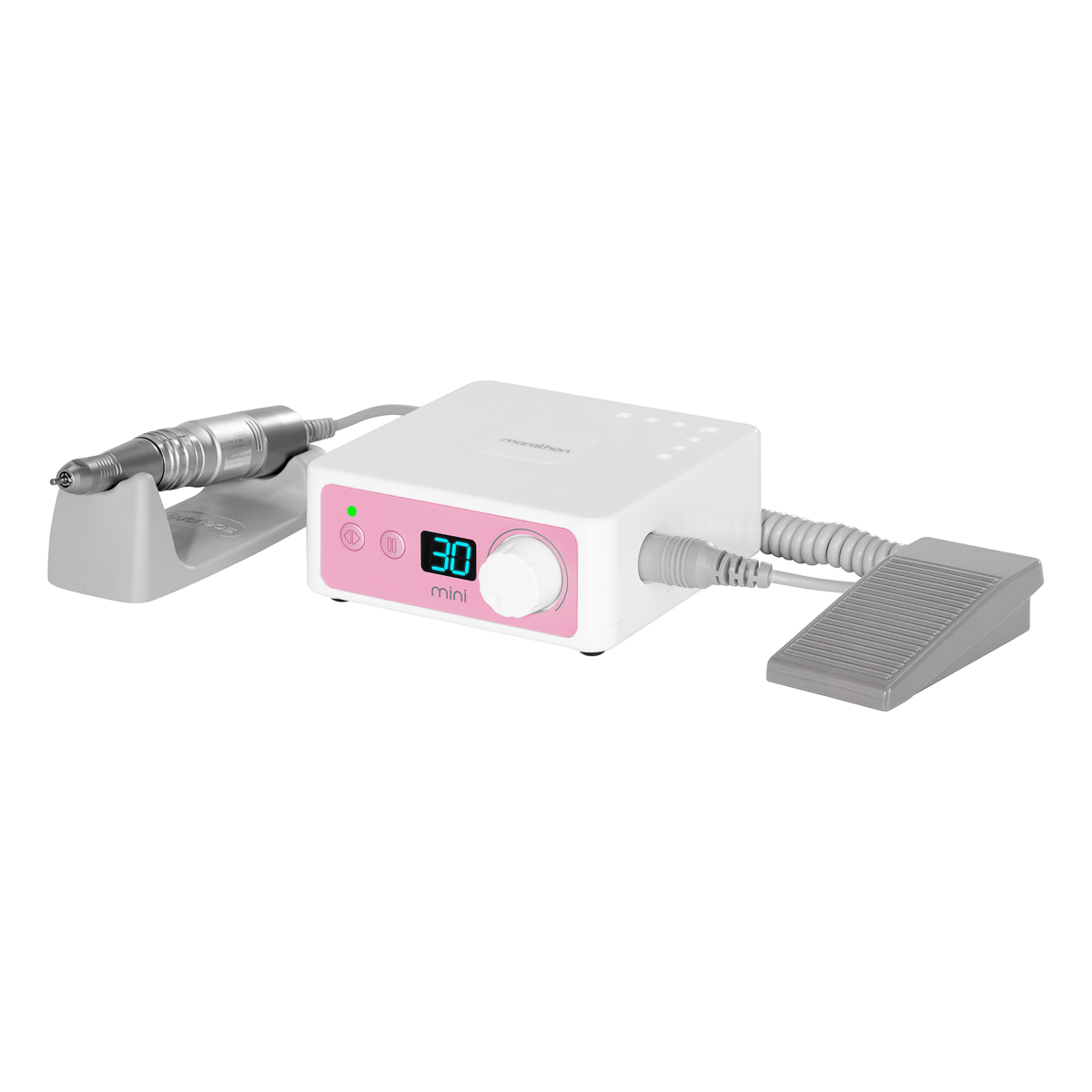 Saeyang Machine à fraiser les ongles Marathon K35 Mini Pink + H200 1 Saeyang Machine à fraiser les ongles Marathon K35 Mini Pink + H200 1