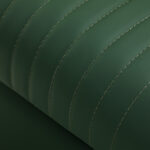 Gabbiano Visionerio barberstoel met groen chromen frame 9