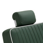Gabbiano Visionerio barberstoel met groen chromen frame 11