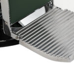 Gabbiano Visionerio barberstoel met groen chromen frame 16