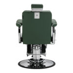 Gabbiano Visionerio barberstoel met groen chromen frame 5