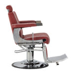 Gabbiano Visionerio barberstoel met rood chromen frame 2