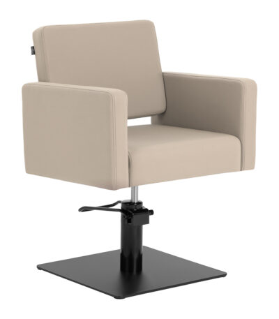 Gabbiano Vitoria kappersstoel grijs-beige 1