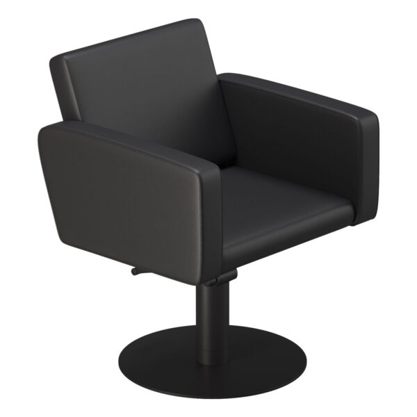 neloson kappersstoel midnigh rond zwart