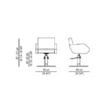 Nelson kappersstoel Nova HRS-1