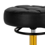 Der Gabbiano D054G Friseurstuhl in Goldweiß 3