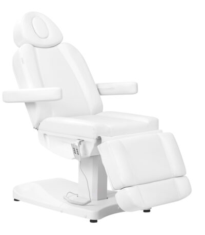 Elektrische cosmetische stoel Azzurro 803D met 3 motoren wit 1