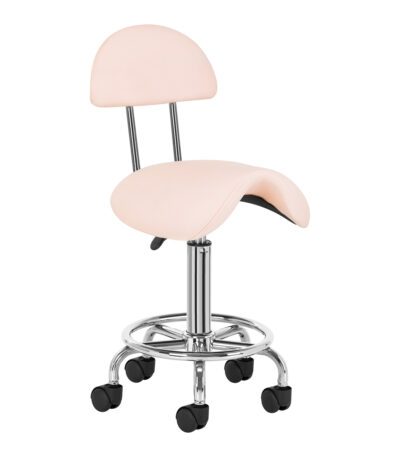 Cosmetische kruk tabouret 6001 roze 1