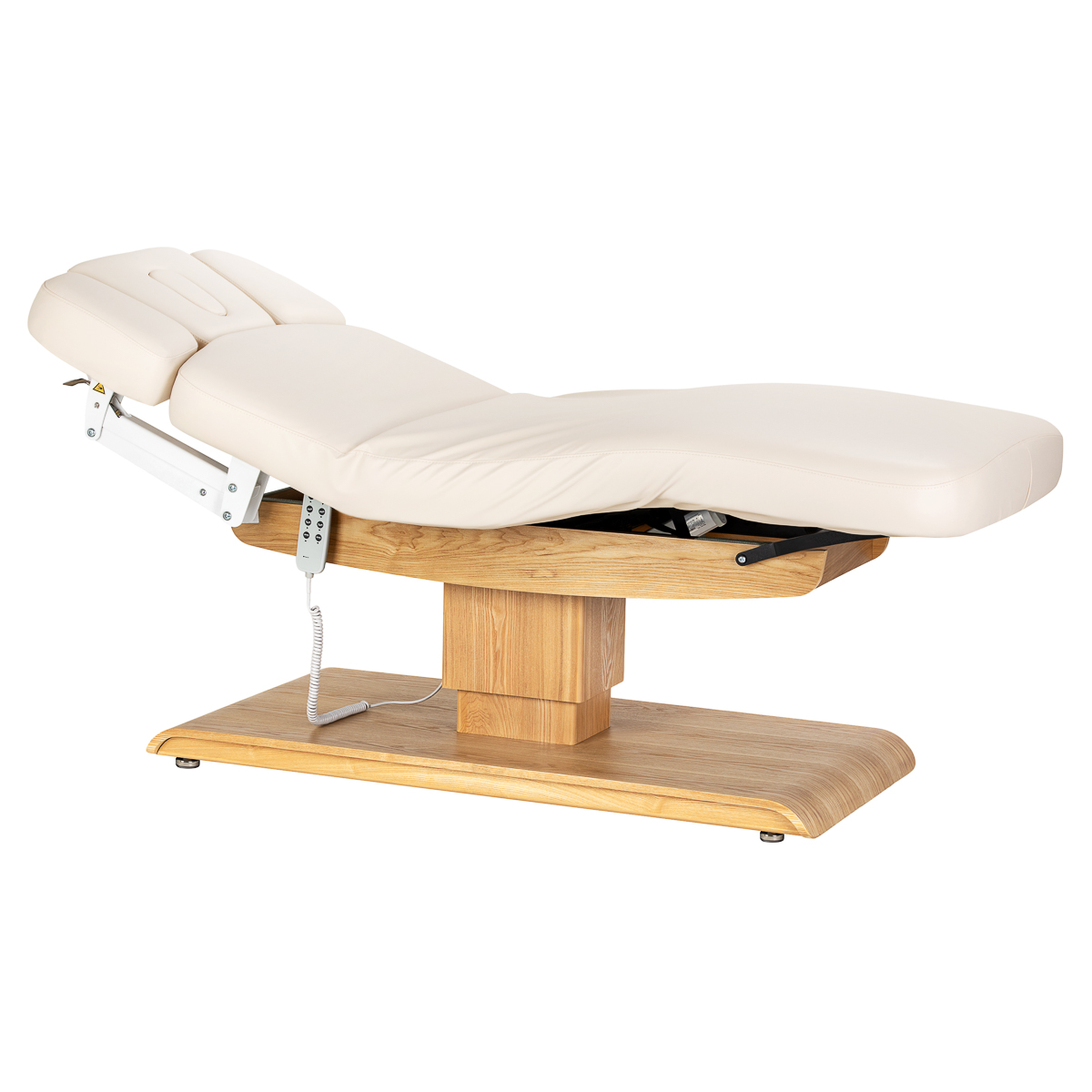 Elektrische SPA-ligstoel Sillon Relax crème met lichtbruine basis 1 Elektrische SPA-ligstoel Sillon Relax crème met lichtbruine basis 1