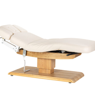Elektrische SPA-ligstoel Sillon Relax crème met lichtbruine basis 1