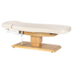 Elektrische SPA-ligstoel Sillon Relax crème met lichtbruine basis 4