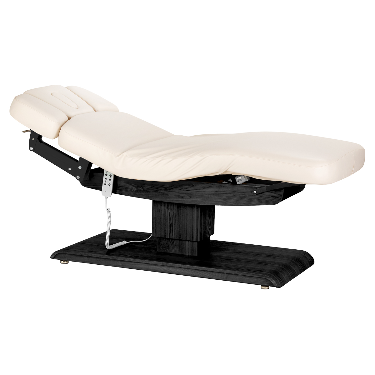 Elektrische SPA-ligstoel Sillon Relax crème met zwarte voet 1 Elektrische SPA-ligstoel Sillon Relax crème met zwarte voet 1