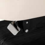 Elektrische SPA-ligstoel Sillon Relax crème met zwarte voet 16