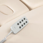 Elektrische SPA-ligstoel Sillon Relax crème met zwarte voet 17