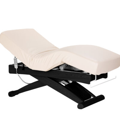 Elektrische SPA-ligstoel Sillon Siesta crème met zwarte voet 1