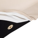 Elektrische SPA-ligstoel Sillon Siesta crèmekleurig met lichtbruine basis 14