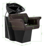 kapper wasunit  Gabbiano Lucca bruin 12