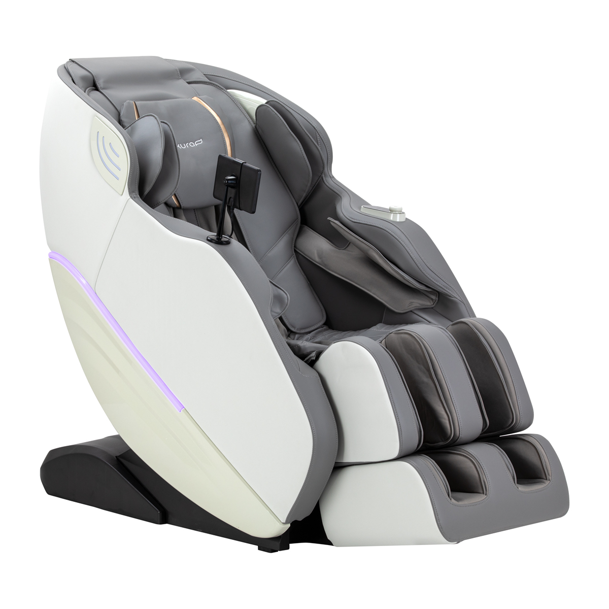 Massagestoel 3D Sakura Maximus 809 wit en grijs 1 Massagestoel 3D Sakura Maximus 809 wit en grijs 1