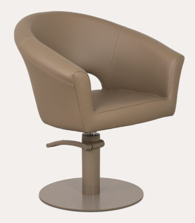 Mudi kappersstoel Cosmo Earth taupe 1