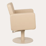 Mudi kappersstoel Flirty beige ronde voet 3