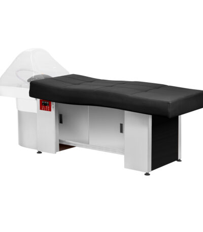 Gabbiano Head Spa 017B lit de lavage de cheveux noir 1