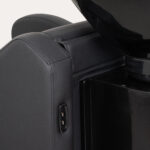 Mudi Kalani Air wasunit met massage en elektrische voetsteun volledig zwart 6