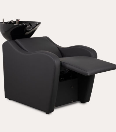 Mudi Kalani Air wasunit met massage en elektrische voetsteun volledig zwart