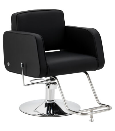 Fauteuil de barbier Omega Andromeda noir 1