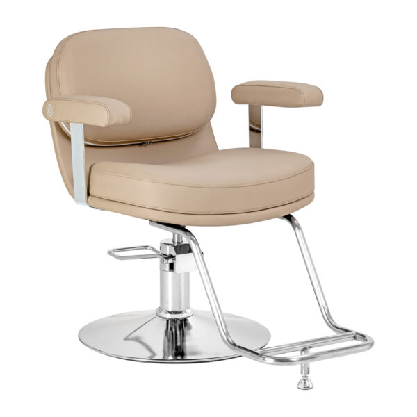 Friseurstuhl Omega Astra beige 1
