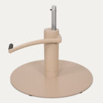 Lira kappersstoel beige ronde voet beige 7