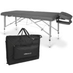 Aveno Leben Altus 70 Massageliege - Soft Touch K622 Anthrazit 10