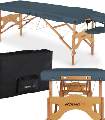 Aveno Life Aura massagetafel Matt Touch K102 Blauw 1
