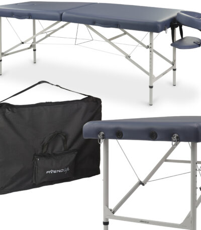 Aveno Life massagetafel Verona Matt Touch K102 Agaatblauw 1