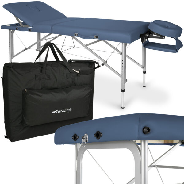 Aveno Life Vesta massagetafel Soft Touch K651 Seamist 1