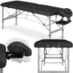 Habys Aero Alu 60 Massageliege - Vinyl Flex K015 Schwarz 1