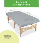Habys beschermhoes C460 (oliebestendig) 102x203 cm Integral, Struktural grijs – Bild 2