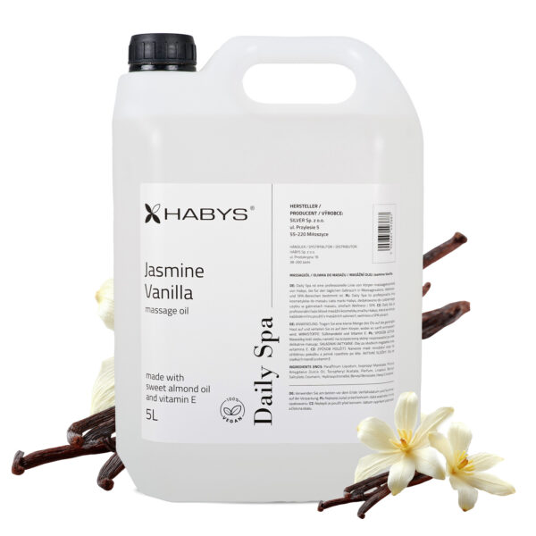 Habys Täglich Spa Massageöl Jasmin Vanille 5000 ml 1