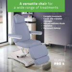 Habys Elara PRO 4 elektrische cosmetische behandelstoel, Violet – Bild 2