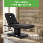 Habys Estella ERGO 2 elektrische verwarmde behandeltafel Satin Comfort k715 zwart 2