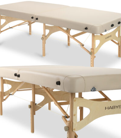 Table de thérapie Habys Feldenkrais bois K033 mousse beige 2