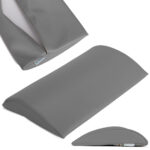 Habys Halbrunde Lendenkissen 40x25x5 Weich k722 Grau 1