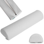 Habys Halbrundes Rollkissen 60x15x10 K729 Hellgrau 1