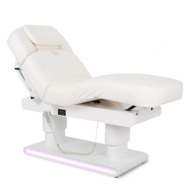Habys luxe behandeltafel Eterna White met 4 motoren