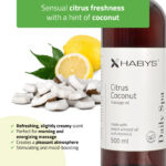 Habys Massageolie Daily Spa Citrus Kokos 500 ml 5