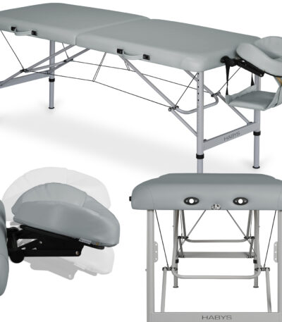 Habys Massageliege Aero Alu 60 Vinyl Flex K029 Grau 1